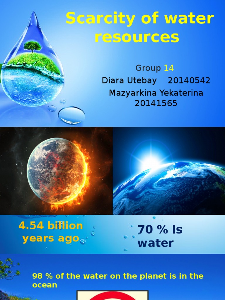 Understanding Water Scarcity Issues | PDF | Wellness | Science ...