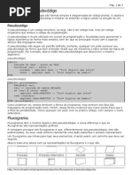 Fluxo Grama e Pseudo Cod i Go