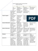 Assessment 2 - Formative Research Assessment Rubric