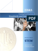 Training Standards and Guidelines