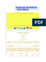 Ejercicios de Potencia Electrica