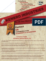 Kenbro Brochure - 2012 PDF