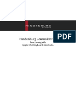 Hindenburg Journalist Pro Apple OSX Guide StepByStep Shortcuts