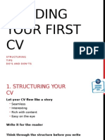 Building Your First CV: Structuring Tips Do'S and Don'Ts