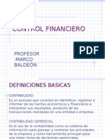 Control Financiero