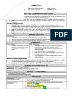 Lesson Plan: Outcomes From Alberta Program of Studies