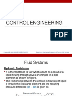 Control Engineering: Prepared By: Muhammad Moeen Sultan