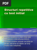 Structuri Repetitive Cu Test Initial