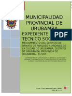 Avance Componente Capacitacion Parques y Jardines Urubamba