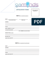 Application Form Application Form: Part A