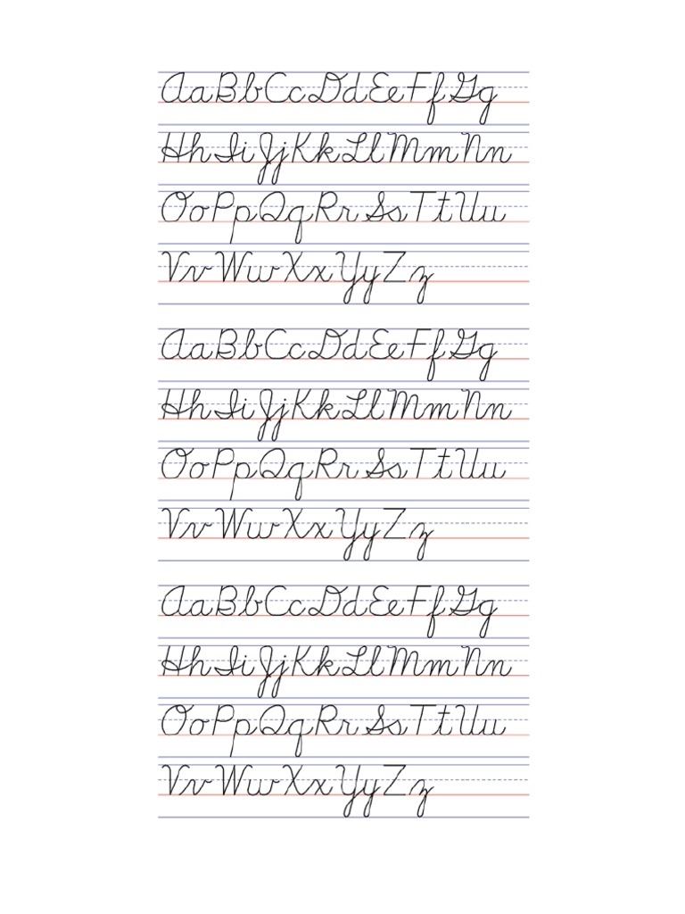 New American Cursive | PDF