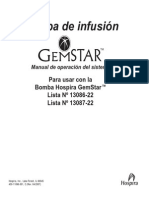 Bombas de Infusion - GemStar - Manual de Usuario