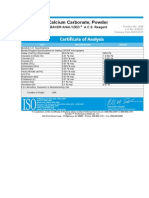 Calcium Carbonate Powder ACS Reagent