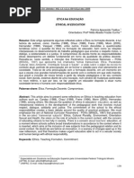 Artigo - Ética Na Educação