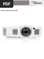 Optoma Projector Range (EN)