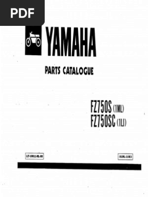 FZ750 1986 | PDF