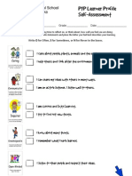 My PYP Profile Self-Assess