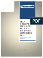 Plan de Manejo de Residuos Solidos PDF