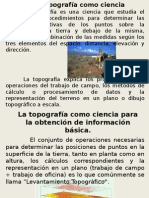 La Topografía Como Ciencia (Unidad 1)