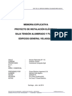 Memoria Explicativa Electricidad GV-1 PDF