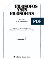 Bermudo, J.M. (Dir.)- Los Filósofos y Sus Filosofías Vol.1. Ed. Vicens-Vives 1983