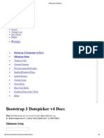 Bootstrap 3 Datepicker v4 Docs: Bootstrap 3 Datepicker Installing Functions Options Events Change Log Dev Guide