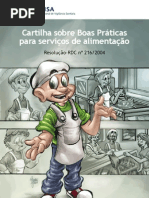 Cartilha Sobre Boas Práticas Para Serviços de Alimentação