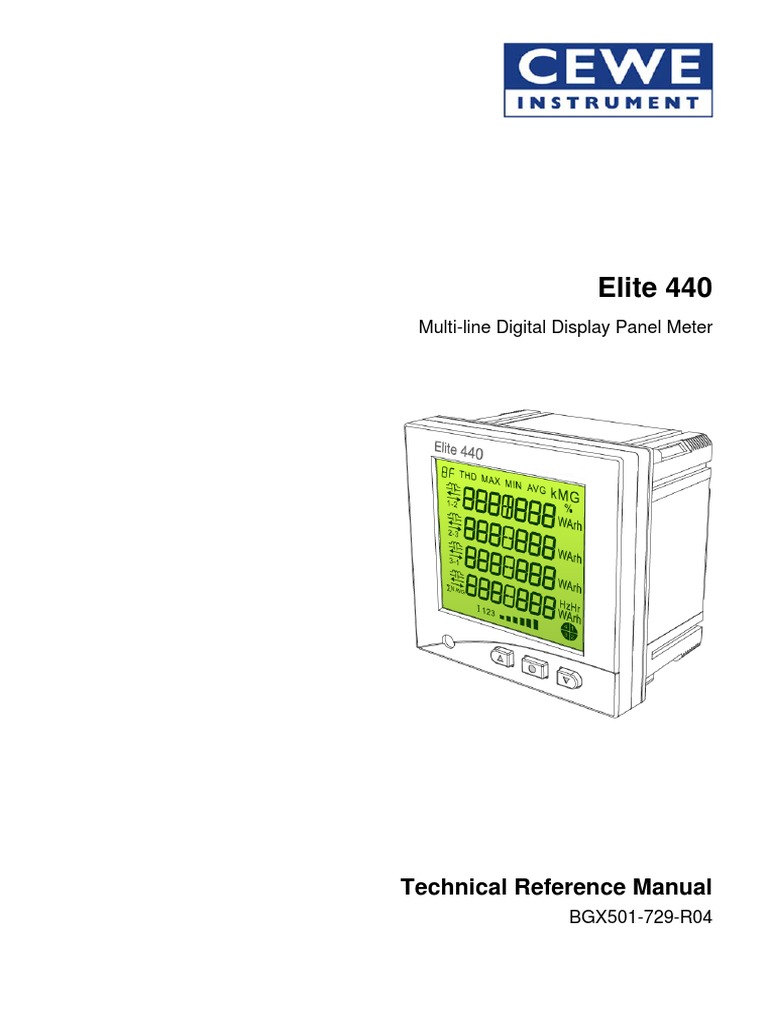 Elite 440: Technical Reference Manual