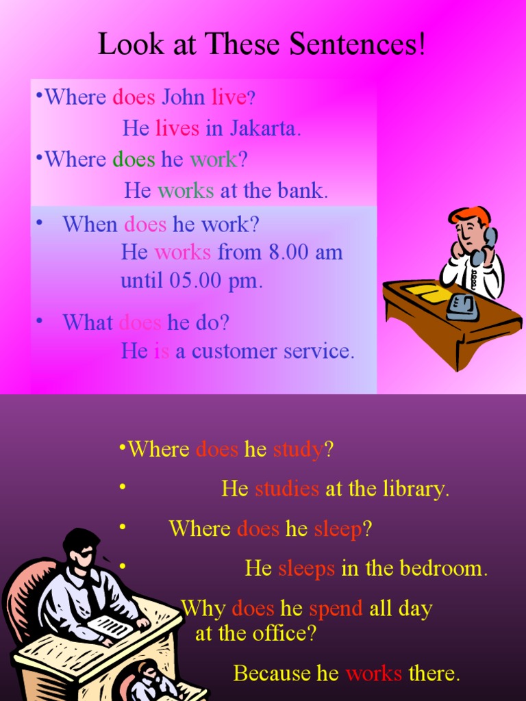 Simple Present Tense Worksheet | PDF | Morphology | Grammar