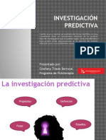 Investigación predictiva: fases y estadios