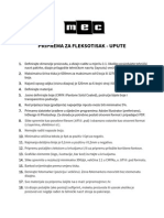 Priprema Za Fleksotisak - UPUTE (MEC-2015) PDF