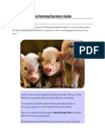Pig Farming Business Guide