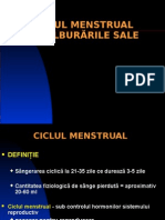 Curs 11 - Ciclul Menstrual Si Tulburarile Sale. Fibromul Uterin