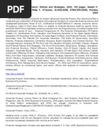 Download Advanced Corporate Finance Policies and Strategies download links by musicshiva SN289199530 doc pdf