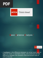 Basic Variance Analysis