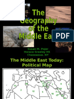 The Political Map of the Middle East Today