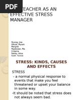 Download The Teacher as an Effective Stress Manager by yunice SN289206748 doc pdf