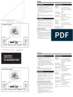 SS-B1000 - B3000 Operating Instructions