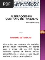 Altera Es Do Contrato de Trabalho