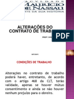 Altera Es Do Contrato de Trabalho