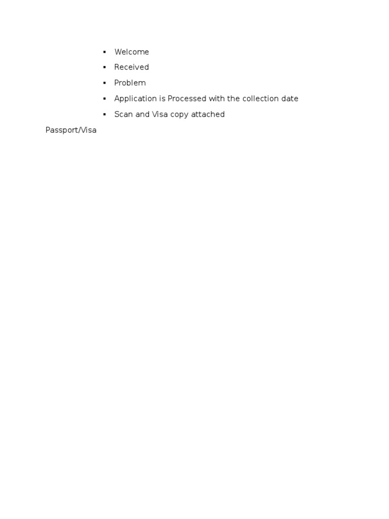 Received Problem Application Is Processed With The Collection