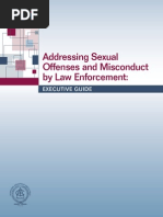 Addressing Sexual Offenses and Misconduct by Law Enforcement