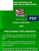 Presentacion Homologacion 2009