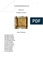 Relação Dos Evangelhos Apócrifos PDF