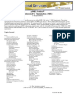 Educational Services- ES 11b ASME Section v - 1 Day -Rev May 2015