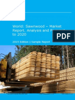 World: Sawnwood - Market Report. Analysis and Forecast To 2020