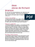 Ocho Ideas Inspiradoras de Richard Branson