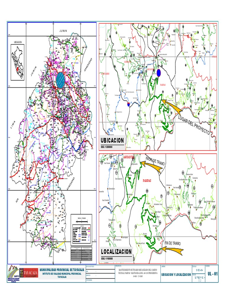 Mapa de Ubicación de Tayacaja | PDF