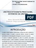 Uretrocistografia masculina e estenose da uretra