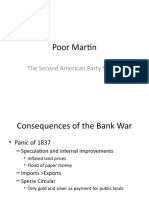 Poor Martin: The Second American Party System